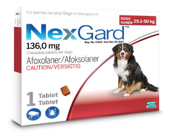 NEXGARD 25-50 KG 1 CHEW
